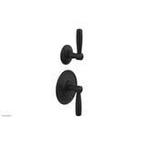 Phylrich - Ts Vlv Trim Works W/Vol Contrl Or Div, Lever Hdl - Matte Black