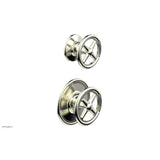 Phylrich - Ts Vlv Trim Works  Div, Cross Hdl Engraved - Satin Nickel