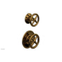Phylrich - Ts Vlv Trim Works  Div, Cross Hdl Engraved - French Brass