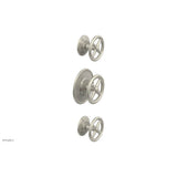 Phylrich - 1/2'' And 3/4''  Works Therm Shwr To, Cross Handle - Burnished Nickel