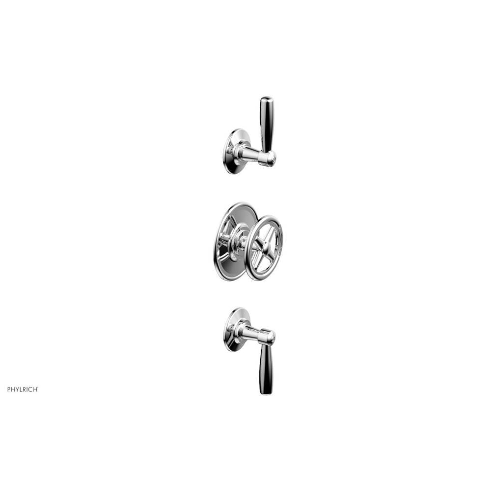 Phylrich - 1/2'' And 3/4'' Works Therm Shwr To, Lever Handle - Polished Chrome