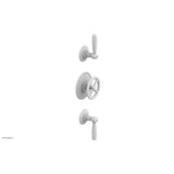 Phylrich - 1/2'' And 3/4'' Works Therm Shwr To, Lever Handle - Satin White