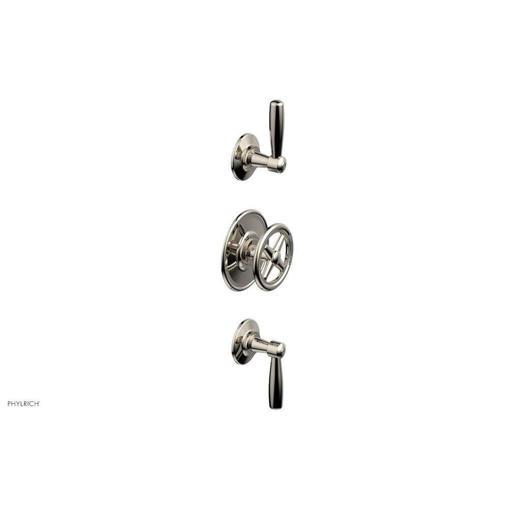Phylrich - 1/2'' And 3/4'' Works Therm Shwr To, Lever Handle - Polished Nickel