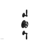 Phylrich - 1/2'' And 3/4'' Works Therm Shwr To, Lever Handle - Matte Black