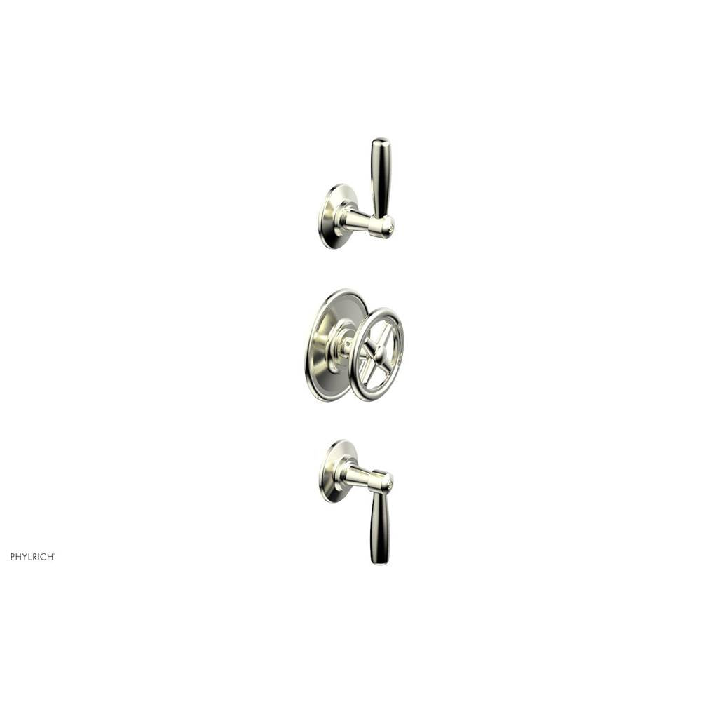 Phylrich - 1/2'' And 3/4'' Works Therm Shwr To, Lever Handle - Satin Nickel