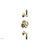 Phylrich - 1/2'' And 3/4'' Works Therm Shwr To, Lever Handle - Polished Brass