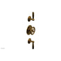 Phylrich - 1/2'' And 3/4'' Works Therm Shwr To, Lever Handle - French Brass