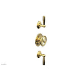 Phylrich - 1/2'' And 3/4'' Works Therm Shwr To, Lever Handle - Polished Gold
