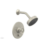 Phylrich - Pb  Works  Shwr And Div Set, Cross Handle - Burnished Nickel
