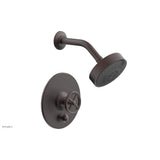 Phylrich - Pb  Works  Shwr And Div Set, Cross Handle - Weathered Copper