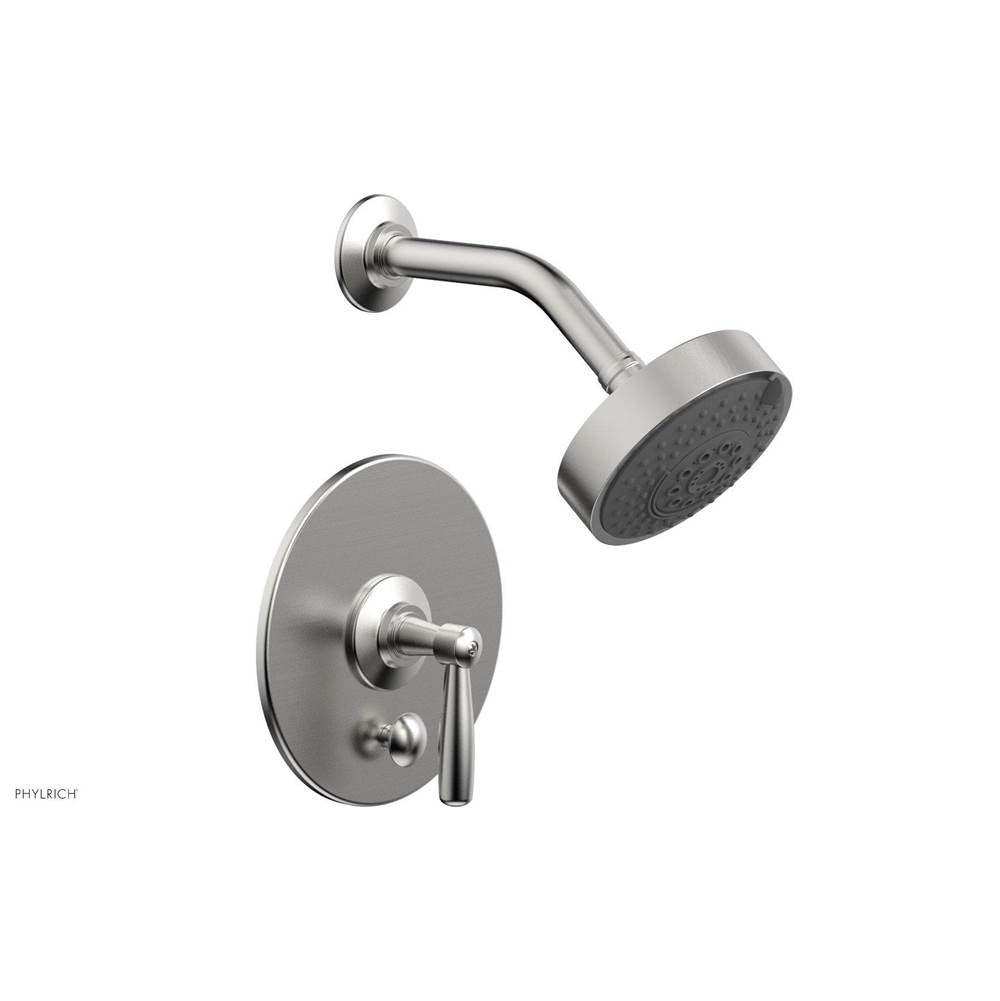 Phylrich - Pb  Works  Shwr And Div Set, Lever Handle - Satin chrome