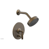 Phylrich - Pb  Works  Shwr And Div Set, Lever Handle - Old English Brass