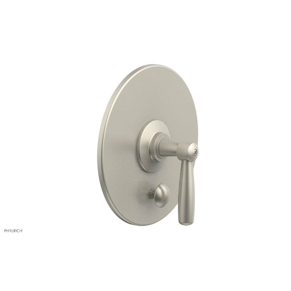Phylrich - Pb  Works  Shwr Plate W/Div, Lever Handle - Burnished Nickel
