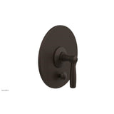 Phylrich - Pb  Works  Shwr Plate W/Div, Lever Handle - Antique Bronze