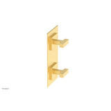 Phylrich - CROI - Thermostatic Valve with Volume Control or Diverter - Lever Handles - Burnished Gold