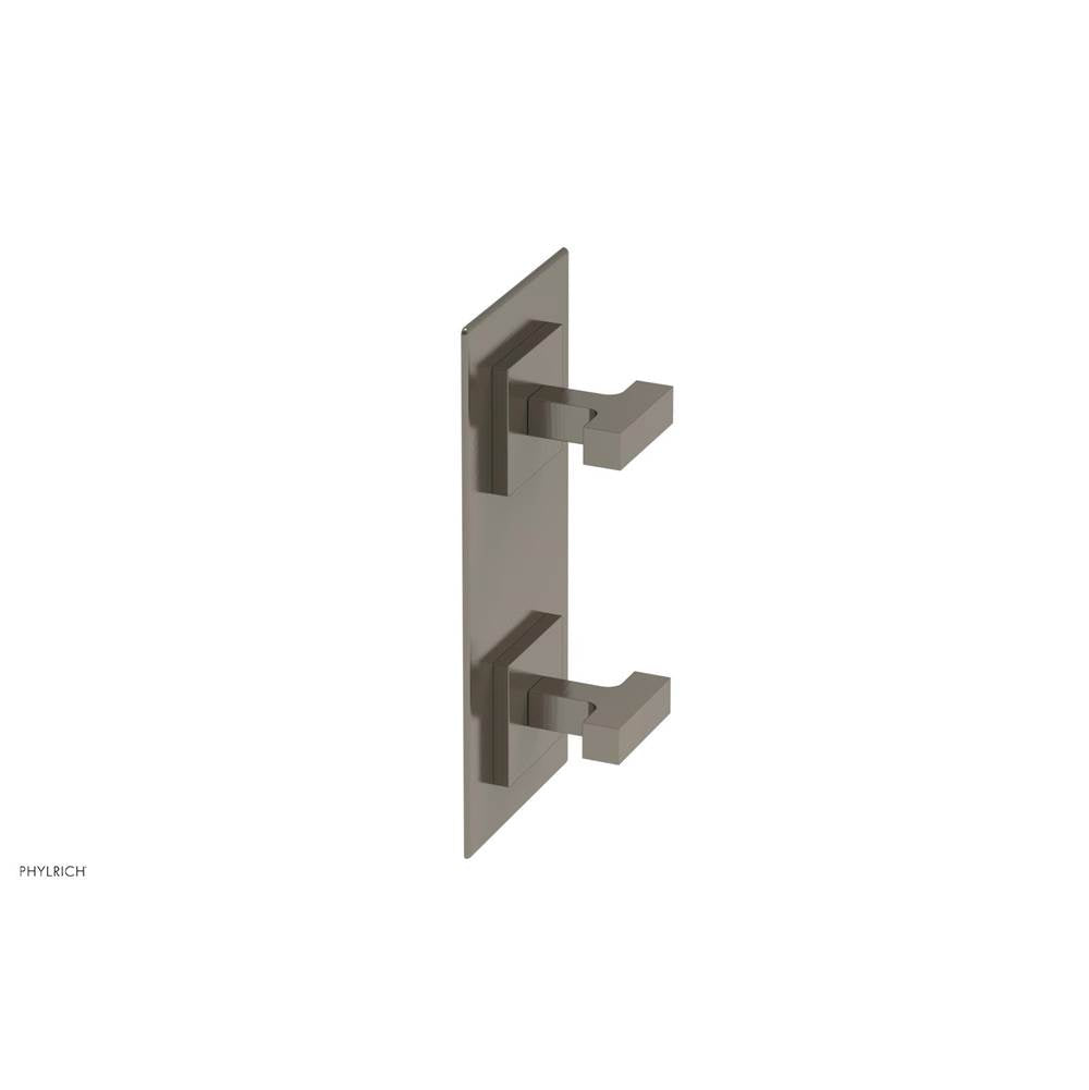 Phylrich - CROI - Thermostatic Valve with Volume Control or Diverter - Lever Handles - Pewter