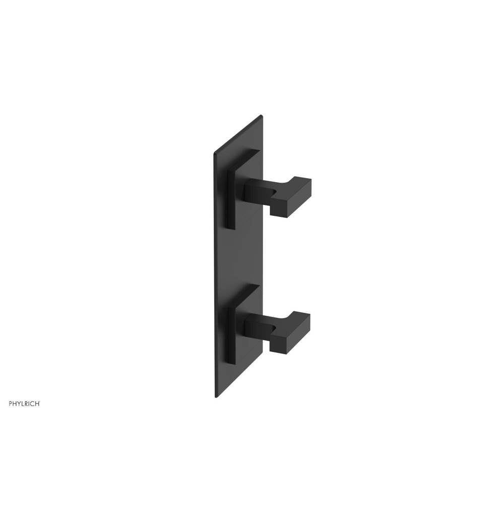 Phylrich - CROI - Thermostatic Valve with Volume Control or Diverter - Lever Handles - Matte Black