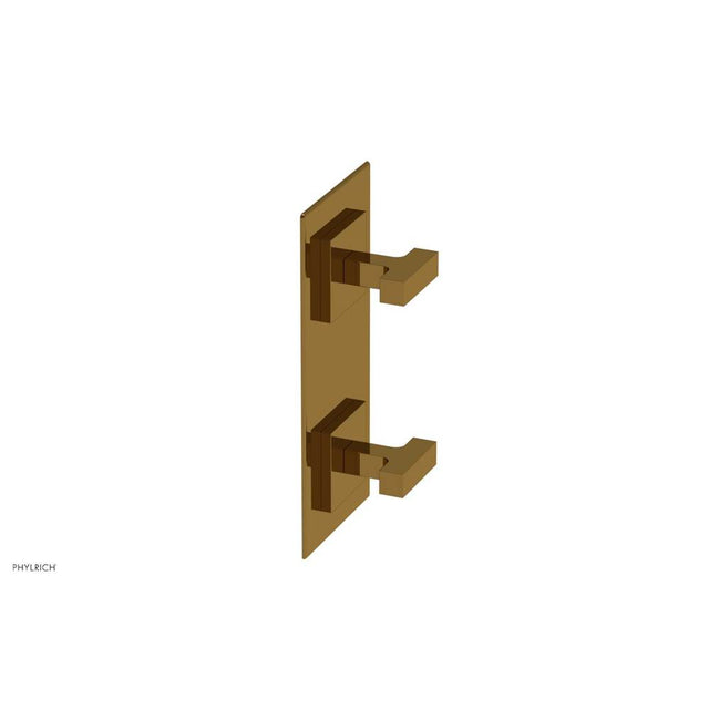 Phylrich - CROI - Thermostatic Valve with Volume Control or Diverter - Lever Handles - French Brass