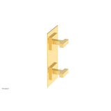 Phylrich - CROI - Thermostatic Valve with Volume Control or Diverter - Lever Handles - Satin Gold