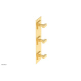 Phylrich - CROI - Thermostatic Valve with Two Volume Control - Lever Handles - Burnished Gold