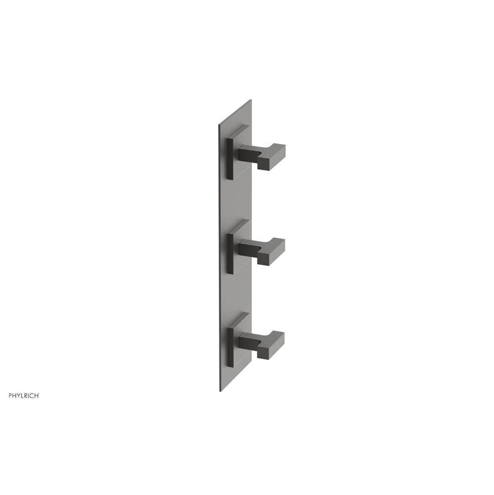 Phylrich - CROI - Thermostatic Valve with Two Volume Control - Lever Handles - Oil Rubbed Bronze