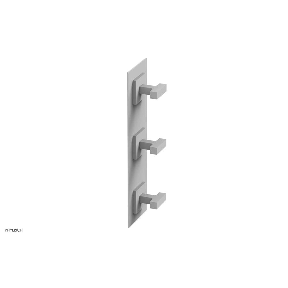 Phylrich - CROI - Thermostatic Valve with Two Volume Control - Lever Handles - Satin White