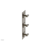 Phylrich - CROI - Thermostatic Valve with Two Volume Control - Lever Handles - Architectural Bronze