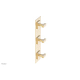 Phylrich - CROI - Thermostatic Valve with Two Volume Control - Lever Handles - Satin Brass