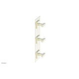 Phylrich - CROI - Thermostatic Valve with Two Volume Control - Lever Handles - Satin Nickel