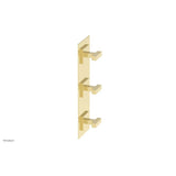 Phylrich - CROI - Thermostatic Valve with Two Volume Control - Lever Handles - Polished Brass