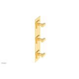 Phylrich - CROI - Thermostatic Valve with Two Volume Control - Lever Handles - Polished Gold