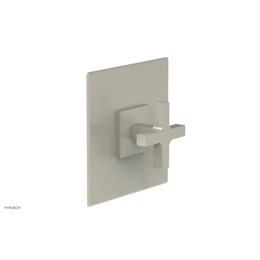 Phylrich - CROI - Thermostatic Shower Trim, Cross Handle - Burnished Nickel