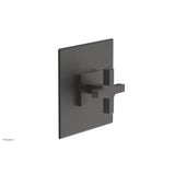 Phylrich - CROI - Thermostatic Shower Trim, Cross Handle - Oil Rubbed Bronze