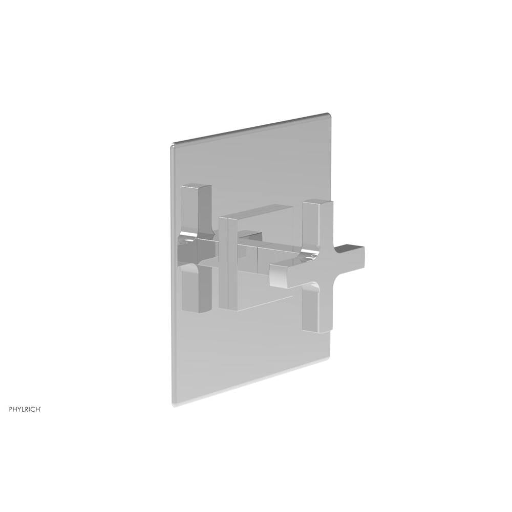 Phylrich - CROI - Thermostatic Shower Trim, Cross Handle - Polished Chrome