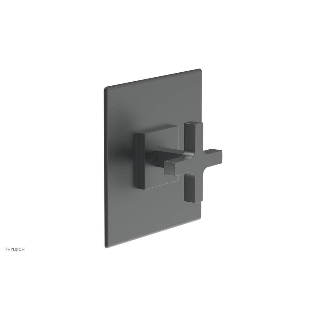 Phylrich - CROI - Thermostatic Shower Trim, Cross Handle - Gun Metal