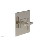 Phylrich - CROI - Thermostatic Shower Trim, Cross Handle - Polished Nickel