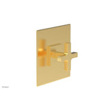 Phylrich - CROI - Thermostatic Shower Trim, Cross Handle - Satin Gold