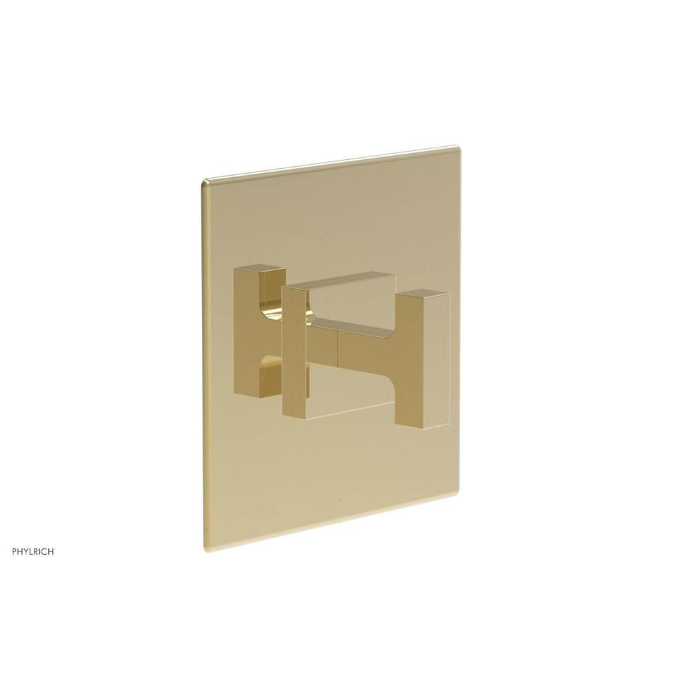 Phylrich - CROI - Thermostatic Shower Trim, Lever Handle - Polished Brass Uncoated