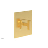 Phylrich - CROI - Thermostatic Shower Trim, Lever Handle - Satin Gold