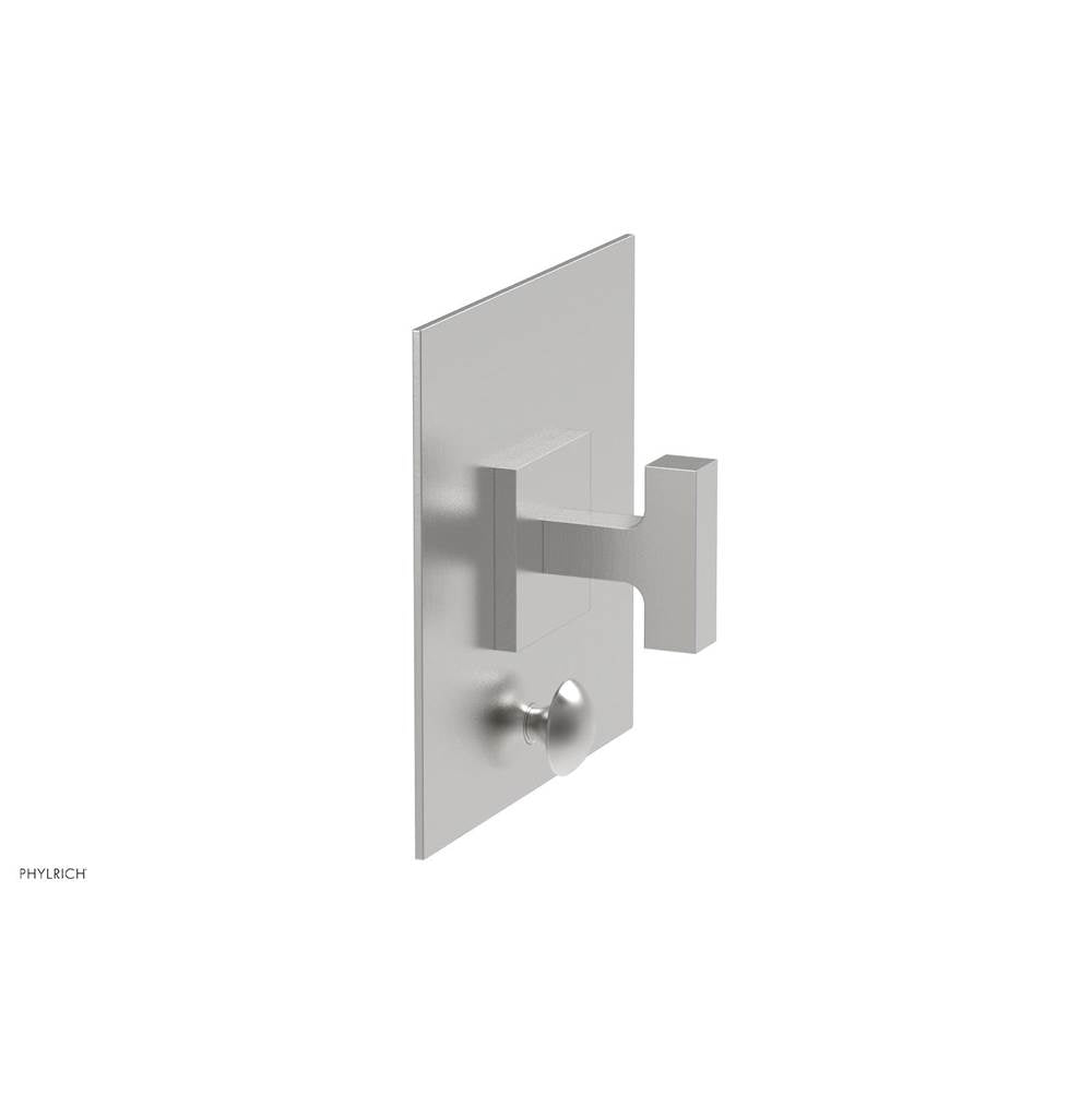 Phylrich - CROI - Pressure Balance Shower Plate with Diverter and Lever Handle Trim Set - Satin chrome