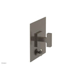Phylrich - CROI - Pressure Balance Shower Plate with Diverter and Lever Handle Trim Set - Pewter