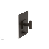 Phylrich - CROI - Pressure Balance Shower Plate with Diverter and Lever Handle Trim Set - Antique Bronze
