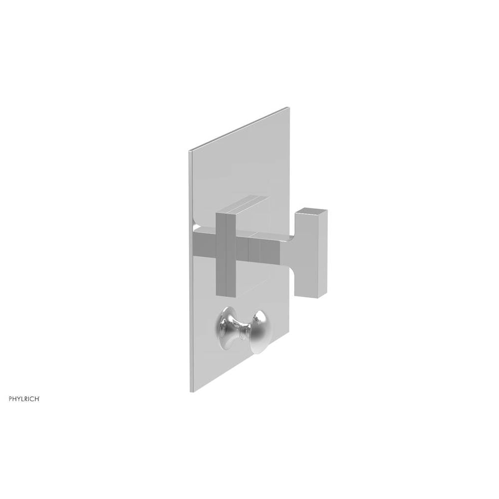 Phylrich - CROI - Pressure Balance Shower Plate with Diverter and Lever Handle Trim Set - Polished Chrome