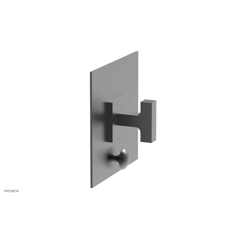 Phylrich - CROI - Pressure Balance Shower Plate with Diverter and Lever Handle Trim Set - Gun Metal