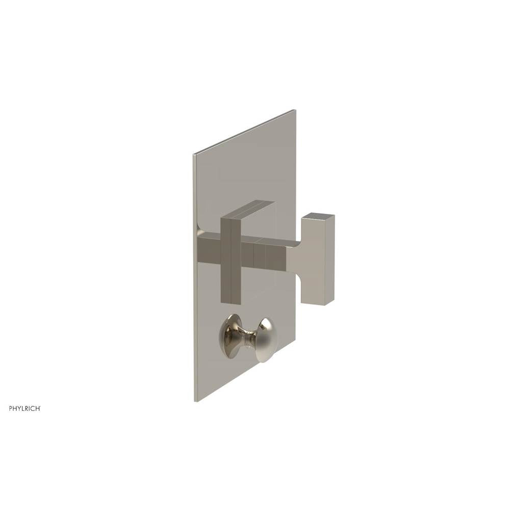 Phylrich - CROI - Pressure Balance Shower Plate with Diverter and Lever Handle Trim Set - Polished Nickel