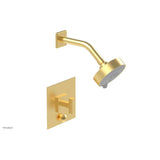 Phylrich - CROI - Pressure Balance Shower and Diverter Set (Less Spout), Lever Handle - Burnished Gold