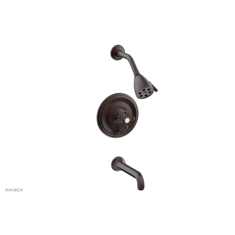 Phylrich - Pb T/Shwr To, Cross Hdl - Weathered Copper