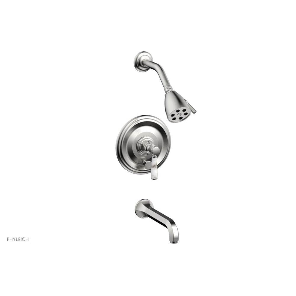 Phylrich - Pb T/Shwr To, Marble Lever Hdl - Satin chrome