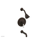 Phylrich - Pb T/Shwr To, Marble Lever Hdl - Antique Bronze