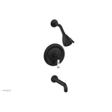 Phylrich - Pb T/Shwr To, Marble Lever Hdl - Matte Black